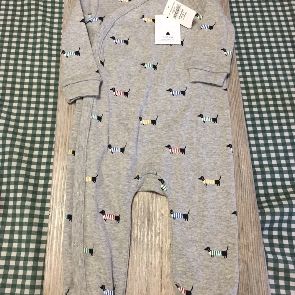 Baby gap one piece outfit. Feet and snap front